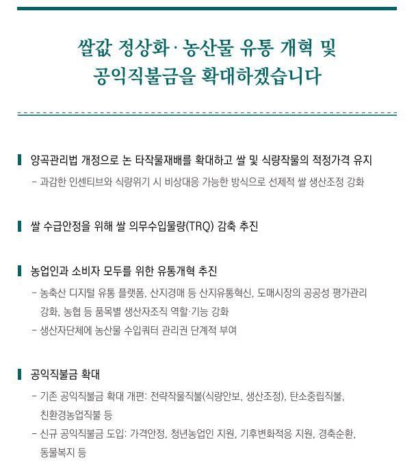 더불어민주당 21대 대선 중앙공약 발췌