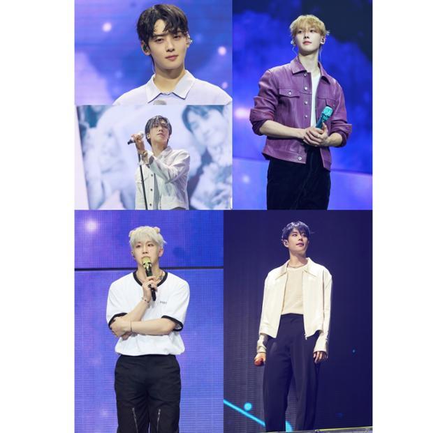 아스트로가 3년 만에 진행된 단독 콘서트를 성황리에 마치며 굳건한 시너지를 증명했다. 판타지오 제공