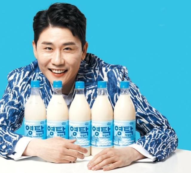 트로트 가수 영탁이 예천양조 광고 모델로 활동하던 2020년 '영탁 막걸리' 광고 이미지. 예천양조 제공