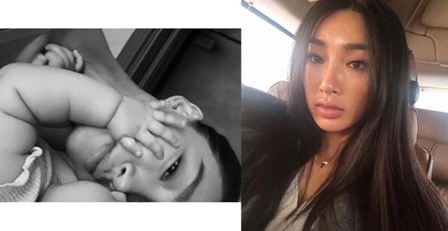 지난해 11월 배우 정우성과 결혼하지 않은 상태에서 출산한 모델 겸 방송인 문가비. 문가비 인스타그램 캡처