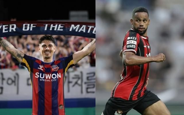 수원FC로 이적한 윌리안(왼쪽)과 FC서울에 터를 잡은 안데르손. 한국프로축구연맹제공