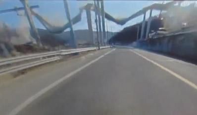 서울세종고속도로 붕괴 당시 모습. 연합뉴스