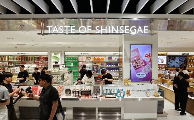 신세계면세점이 7월 18일 명동점에서 새로 문을 연 테이스트오브신세계. 연합뉴스