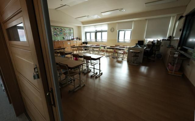 충청권 소재 초등학교의 한 교실 모습. 기사 내용과는 무관한 사진이다. 연합뉴스