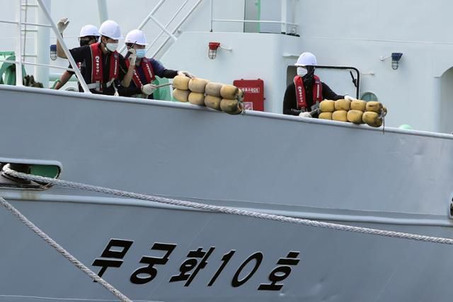 이대준씨가 숨지기 전까지 탑승하고 있던 무궁화10호. 연합뉴스