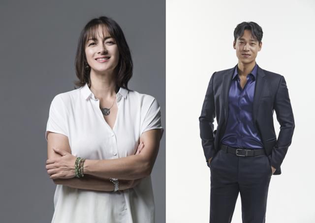 '더 뮤지컬'의 박칼린(왼쪽) 음악감독과 뮤지컬 배우 최재림. 프레스토컴퍼니 제공