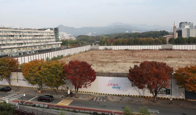 6일 서울 종로구 세운4구역 모습. 연합뉴스