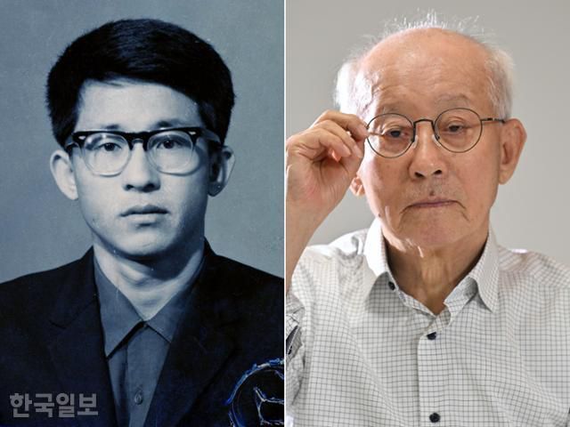 신군부의 언론 통제, 보도 검열에 저항하는 움직임 선봉에 섰던 노향기 전 한국일보 기자(1980년 당시 기자협회 부회장)는 여든이 넘는 현재까지 고문으로 인한 후유증에 시달린다. 노 전 기자는 남영동 얘기는 하기도 싫다. 정말 고통이 심했다며 치를 떨었다. 노 전 기자를 비롯 언론검열 거부 운동을 주도했던 기자협회 간부들은 1980년 5월 17일 비상계엄 전국 확대와 함께 불법체포돼 고문당하고, 포고령 위반이라는 누명을 쓰고 옥고를 치러야 했다. 자연히 해직당했던 노 전 기자는 1989년에야 복직할 수 있었다. 왼쪽은 그의 입사연도인 1970년경 촬영한 것으로 추정되는 기자증 증명사진. 오른쪽은 지난달 21일 본보와 인터뷰하며 포즈를 취하는 모습. 민경석 기자