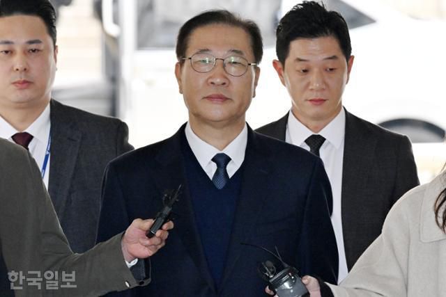 박성재 전 법무부 장관이 지난달 13일 서울 서초구 서울중앙지법에서 열린 영장실질심사에 출석하고 있다. 민경석 기자