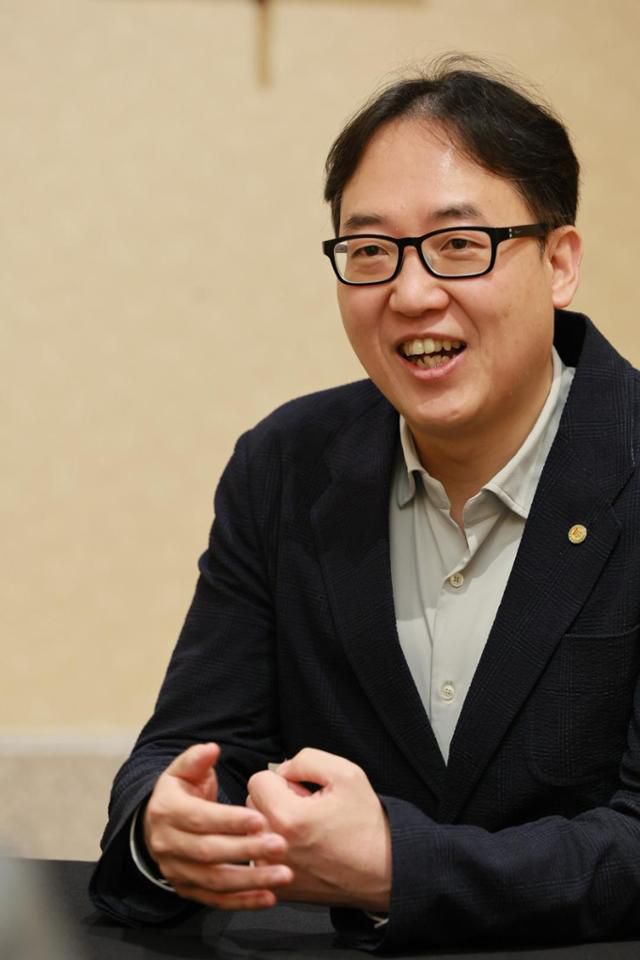 구본경 기초과학연구원(IBS) 유전체교정연구단장이 9일 서울 여의도 콘래드호텔에서 한국일보와 인터뷰하고 있다. 과학기술정보통신부 제공