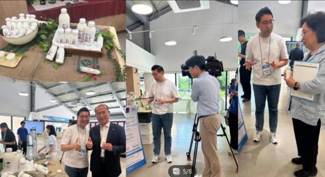 뉴로밀크를 소개하는 김경현 대표. 에이징테크연구소 제공