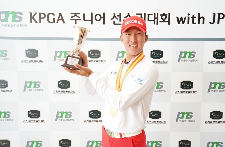 우승을 차지한 김백준./KPGA 제공