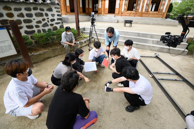 서울 마포 광흥당에서 진행된 ‘마포M클래식축제-마포6경’ 촬영 현장 [마포문화재단 제공]