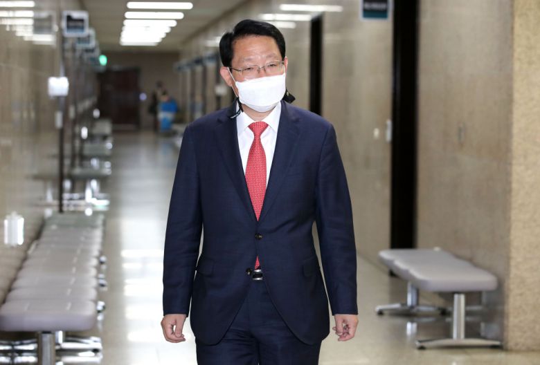 서울·부산시장 재보궐선거를 위한 국민의힘 경선준비위원장인 김상훈 의원 [연합]