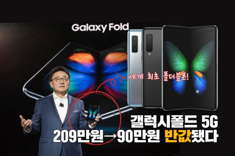 [헤럴드경제=박지영 기자] “세계 최초 폴더블폰이 헉! 100만원이 안 돼?”