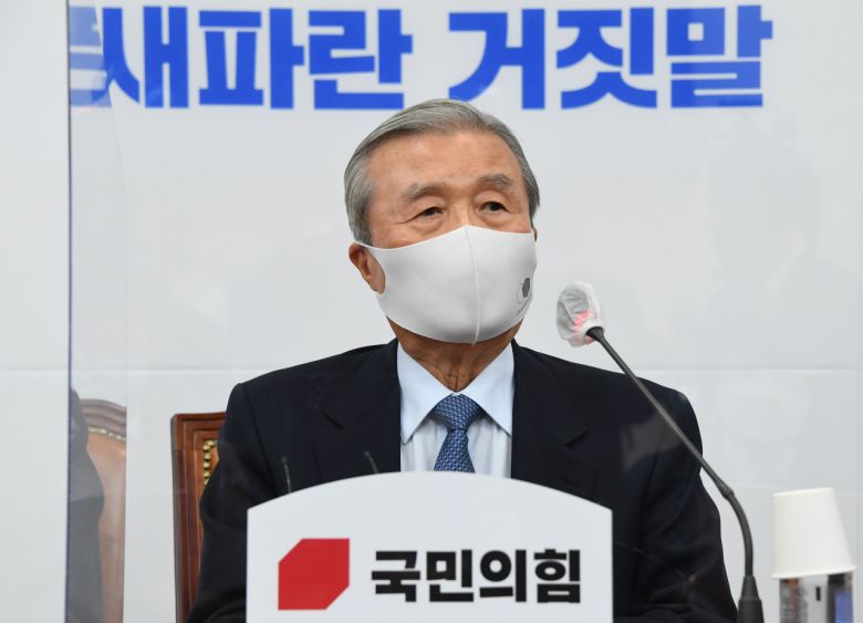 김종인 국민의힘 비상대책위원장. [이상섭 기자/babtong@heraldcorp.com]