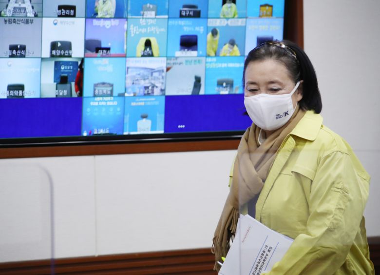 박영선 중소벤처기업부 장관. [연합]