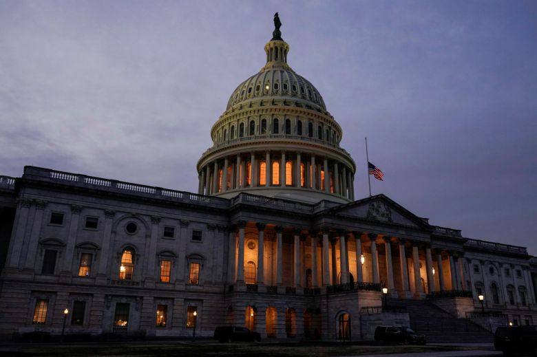 11일(현지시간) 미국 워싱턴DC 의회 건물의 모습. [로이터]