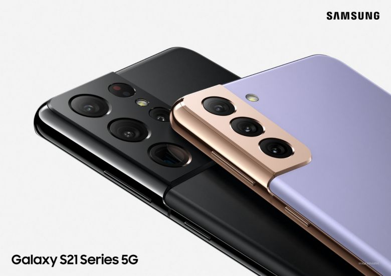 갤럭시 S21 울트라(좌), 갤럭시 S21 플러스 (우) [삼성전자 제공]