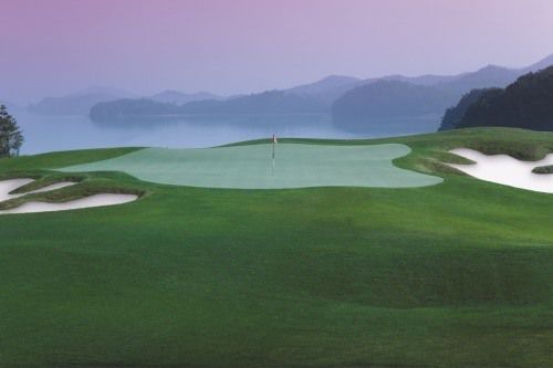 아일랜드 골프장 남코스 5번 홀.