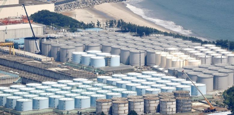 일본 후쿠시마 제1원전 오염수 탱크 [연합]