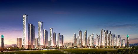 포스코건설, 일산 풍동2지구 도시개발사업 투시도