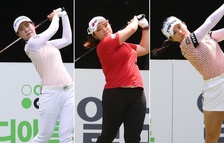 왼쪽부터 박민지, 장하나, 박현경 [KLPGA 제공]