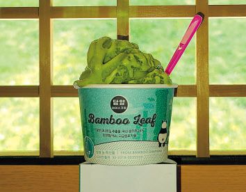 댓닢 아이스크림.