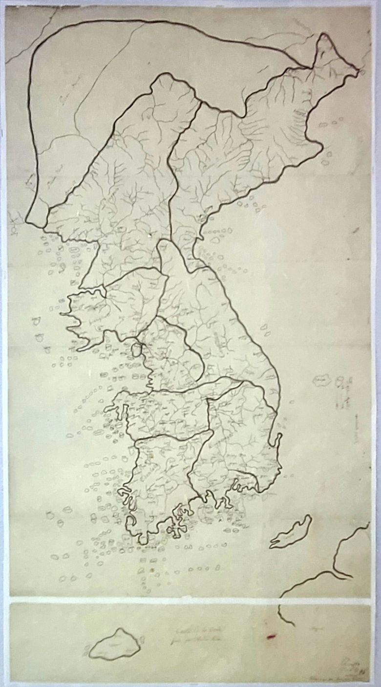 김대건 신부가 유럽 출신 종교인들을 위해 만든 외국어 지도