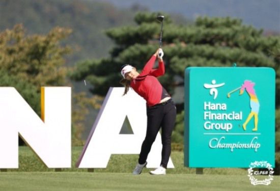 김지영2가 하나금융그룹 챔피언십에서 3위로 대회를 마무리했다. [사진=KLPGA]