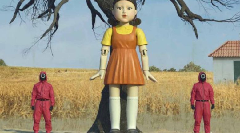 넷플릭스 드라마 '오징어게임' 속 '무궁화꽃이 피었습니다' 모습[넷플릭스 웹페이지 캡처]