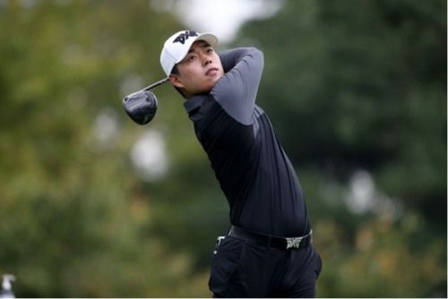 투어 드라이버 비거리 10위를 기록한 신상훈. [사진=KPGA]