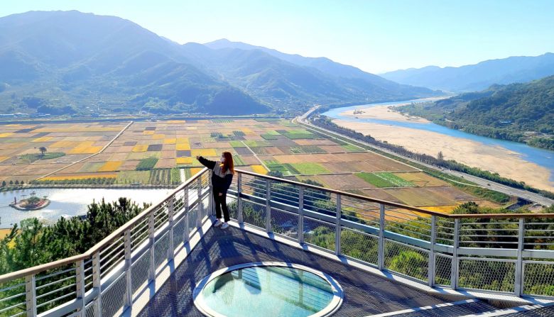 하동스타웨이 전망대.