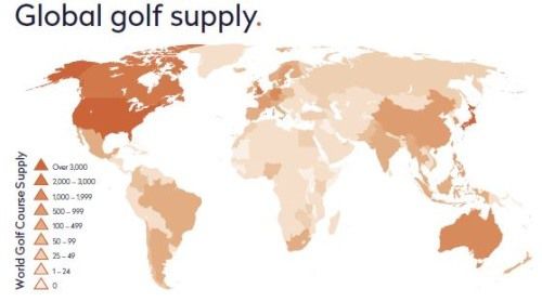 세계 골프장 분포