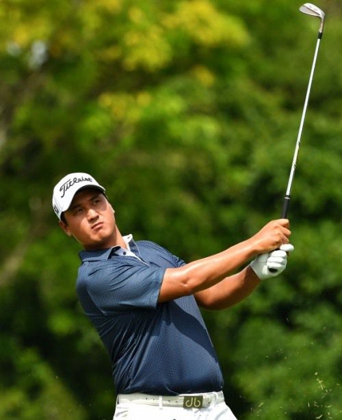 재미교포 김시환이 아시안투어 무빙데이에서 선두를 지켰다. [사진=아시안투어]