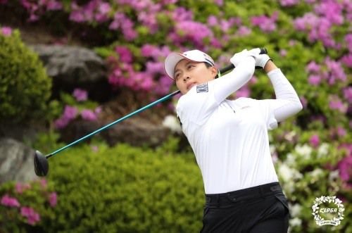 김효주 크리스F&C 제44회 KLPGA 챔피언십 2R 11번홀 티샷. [KLPGA]