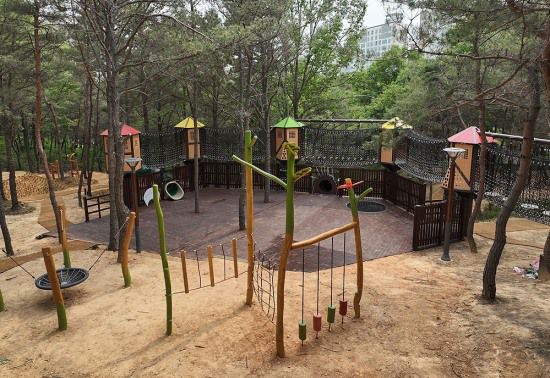 도청 신도시 범우리공원 숲속놀이터 모습(예천군 제공)