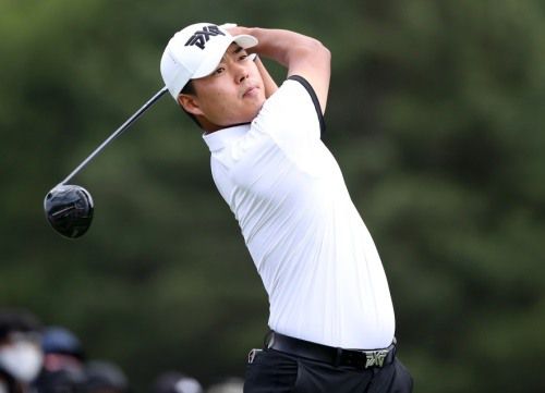 신상훈 2번홀 드라이버 티샷. [KPGA]