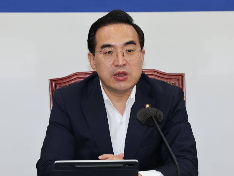 박홍근 더불어민주당 원내대표.[연합]