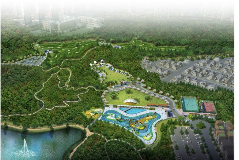 경북도청 신도시 패밀리파크 조감도.[경북도개발공사 제공]