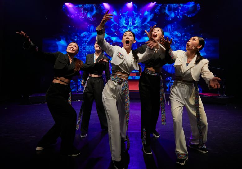 소리꽃 가객단 청춘가 우승 당시 경연 모습