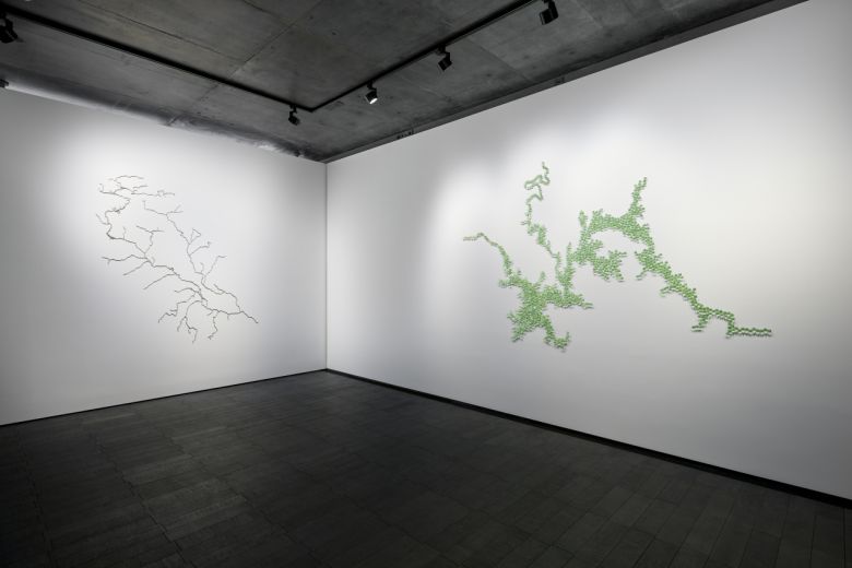 마야 린 개인전 ‘Nature Knows No Boundaries’ 전시전경↑ [페이스갤러리 제공]