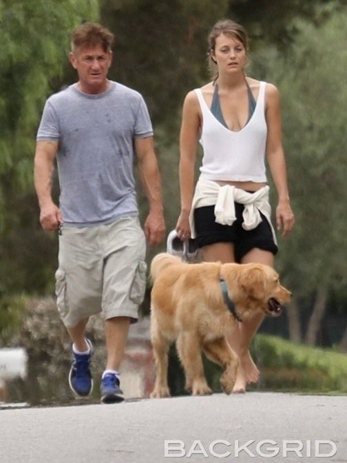 숀 펜과 전처 레일라 조지