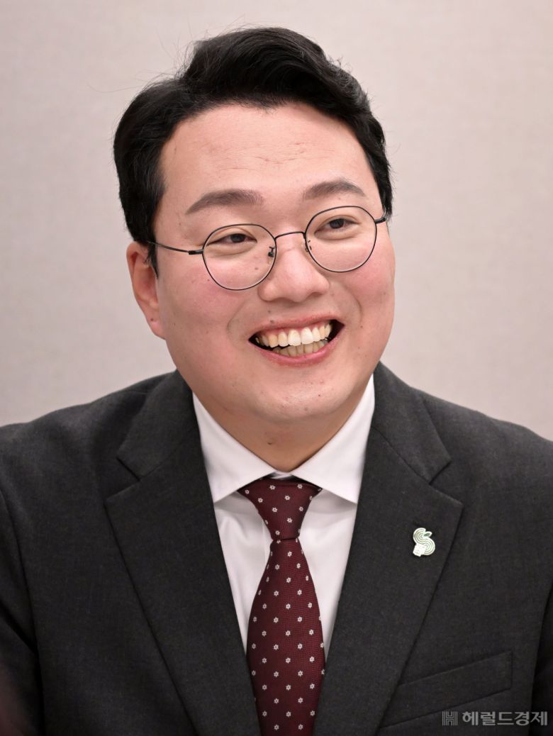 천하람 국민의힘 당대표 후보가 22일 오전 서울 여의도에서 헤럴드경제와 인터뷰를 하고 있다. 이상섭 기자