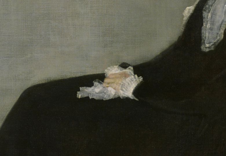 제임스 휘슬러, 회색과 흑색의 배치 1번(일부 확대)