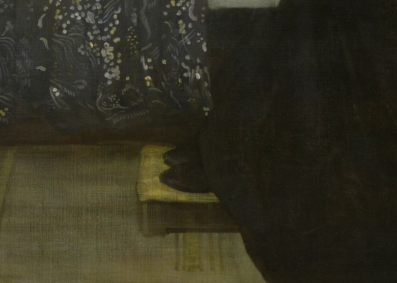 제임스 휘슬러, 회색과 흑색의 배치 1번(일부 확대)