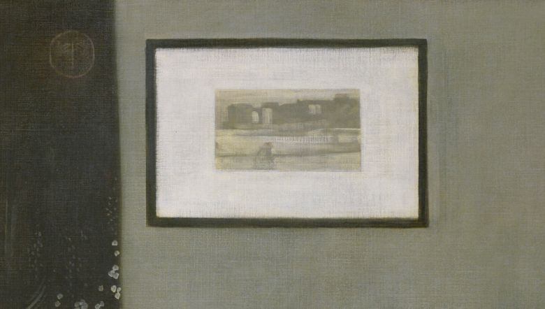 제임스 휘슬러, 회색과 흑색의 배치 1번(일부 확대)