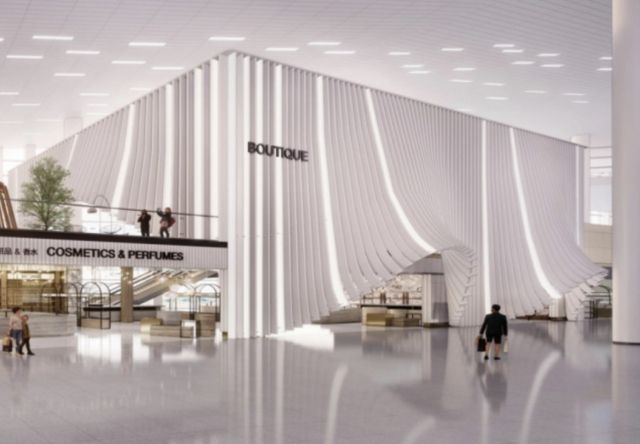 인천국제공항 제2터미널에 조성되는 복층형 매장 조감도. [인천국제공항공사 제공]