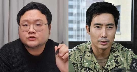 유튜버 구제역(왼쪽)과 이근 전 대위(오른쪽)