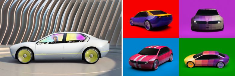 승용차 부문 수상작 BMW의 ‘아이비전 디(i Vision-Dee)’.[KAIST 제공]